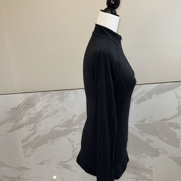 Paradox Women's Everyday Merino Blend Zip Neck Base Layer  Black. Size XS - Picture 5 of 8